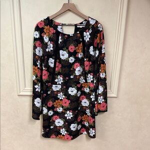 Copper Key Floral Romper Skort size Large